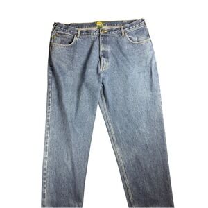 Cabelas Mens Jeans W46 L30 Blue Denim Outdoor Classic Fit Casual Pants Jeans
